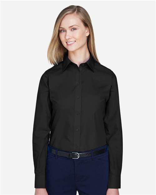 Women's Crown Collection® Broadcloth Woven Dress Shirt