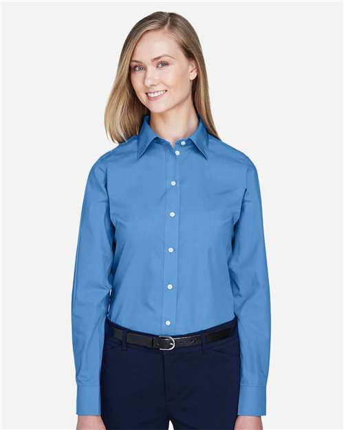 Devon & Jones Women's Crown Collection® Broadcloth Woven Dress Shirt