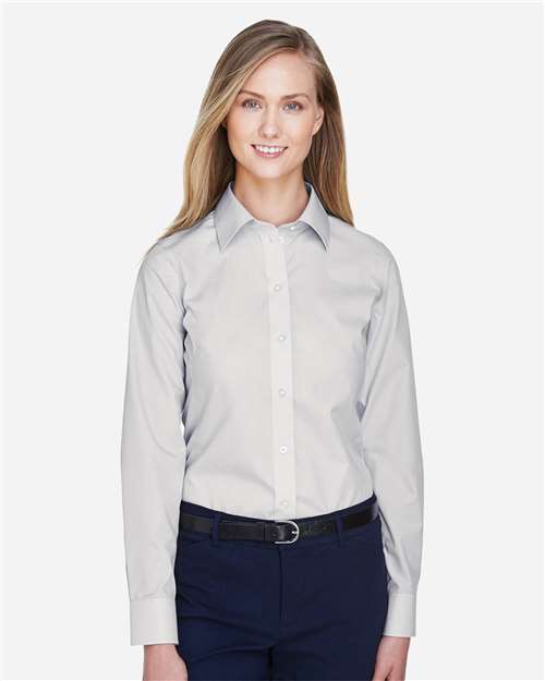 Women's Crown Collection® Broadcloth Woven Dress Shirt