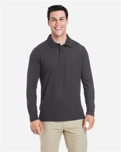 Men's Fusion ChromaSoft™ Long Sleeve Pique Polo