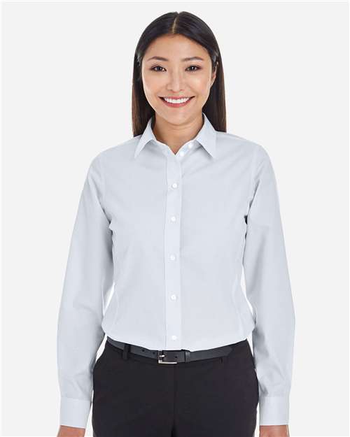 Women's Crown Collection® Striped Woven Dress Shirt