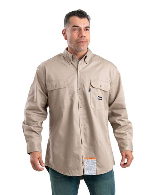 Men's Flame-Resistant Button-Down Work Shirt