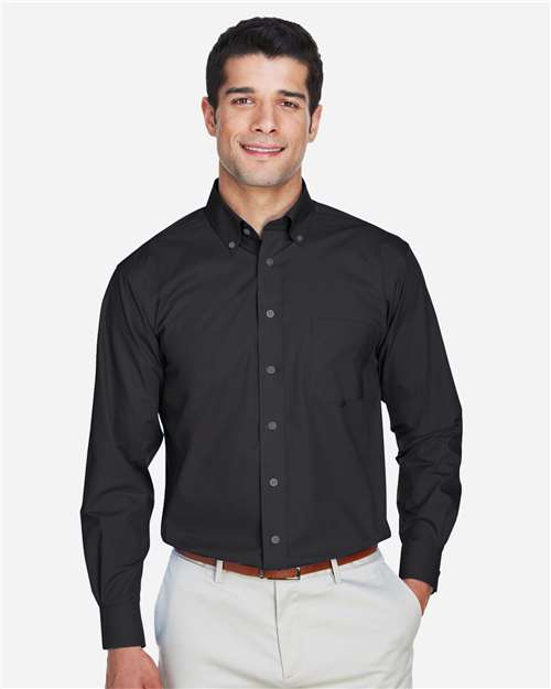 Men's Tall Crown Collection® Broadcloth Woven Dress Shirt