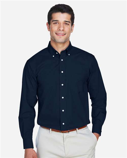 Men's Tall Crown Collection® Broadcloth Woven Dress Shirt