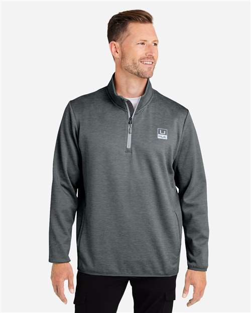 HUK Men's Coldfront+ Quarter-Zip Pullover