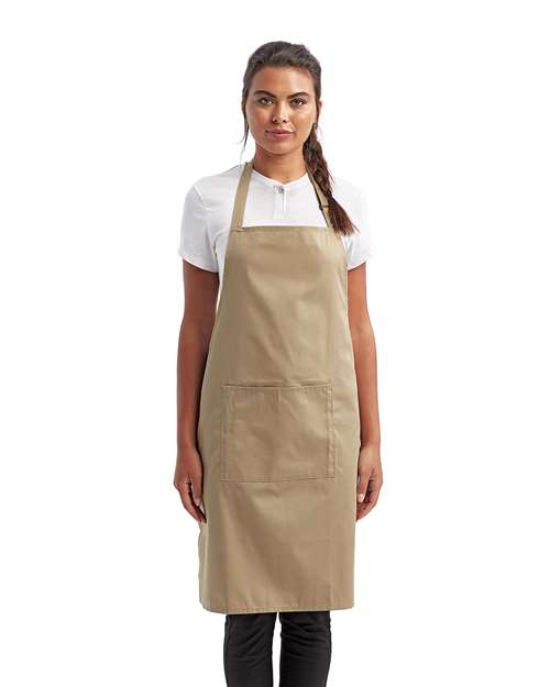 Recycled Pocket Bib Apron