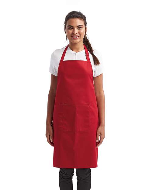 Recycled Pocket Bib Apron