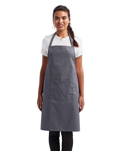Recycled Pocket Bib Apron