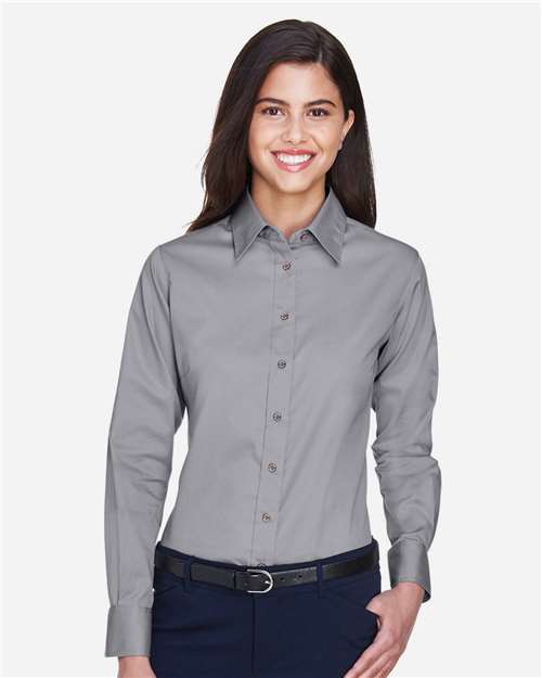 Women's Easy Blend™ Twill Dress Shirt with Stain-Release