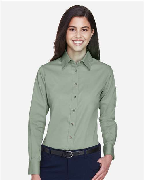 Women's Easy Blend™ Twill Dress Shirt with Stain-Release