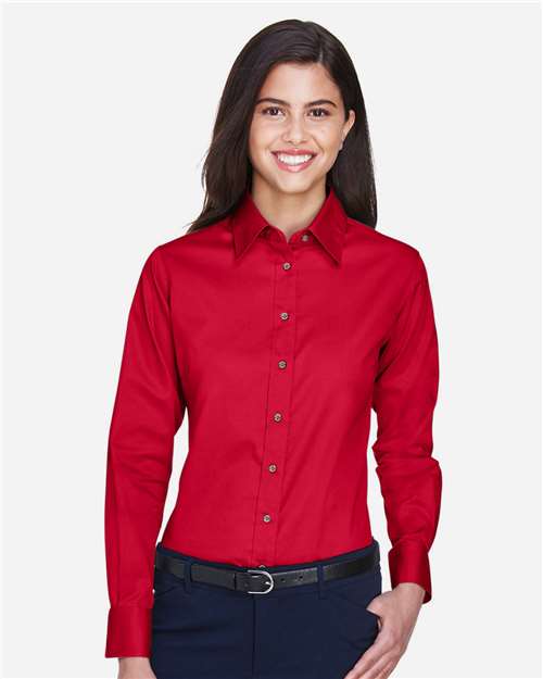 Women's Easy Blend™ Twill Dress Shirt with Stain-Release