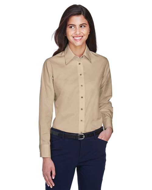 Women's Easy Blend™ Twill Dress Shirt with Stain-Release