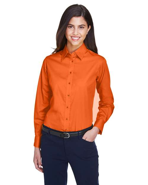 Women's Easy Blend™ Twill Dress Shirt with Stain-Release