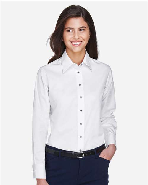 Women's Easy Blend™ Twill Dress Shirt with Stain-Release
