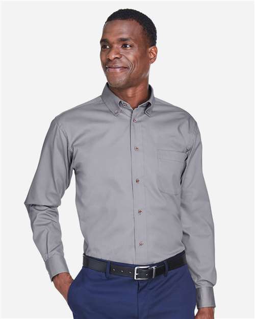 Harriton Men's Easy Blend™ Twill Shirt