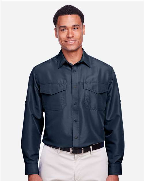 Harriton Men's Key West Performance Staff Shirt