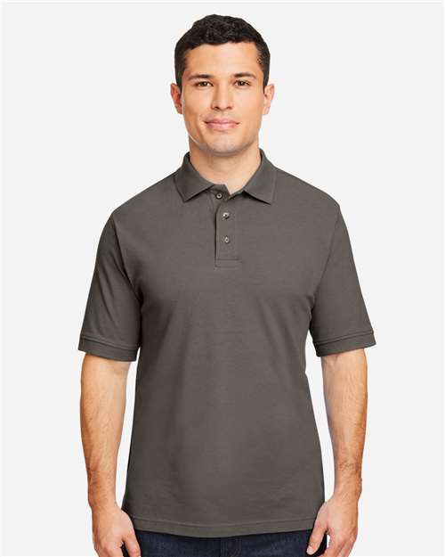 Harriton Men's Pique Polo