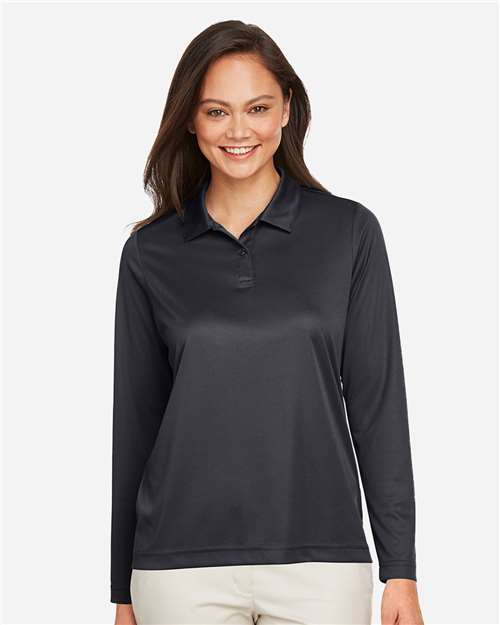 Team 365 Women's Zone Performance Long Sleeve Polo