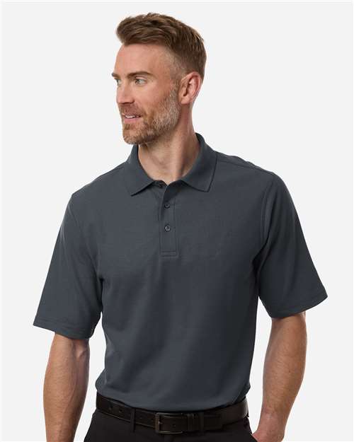 Harriton Men's Tall Maverick CVC Pique Polo
