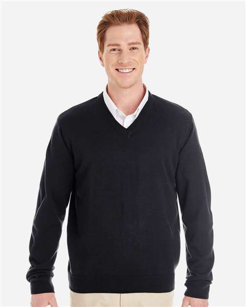 Harriton Men's Pilbloc™ V-Neck Sweater