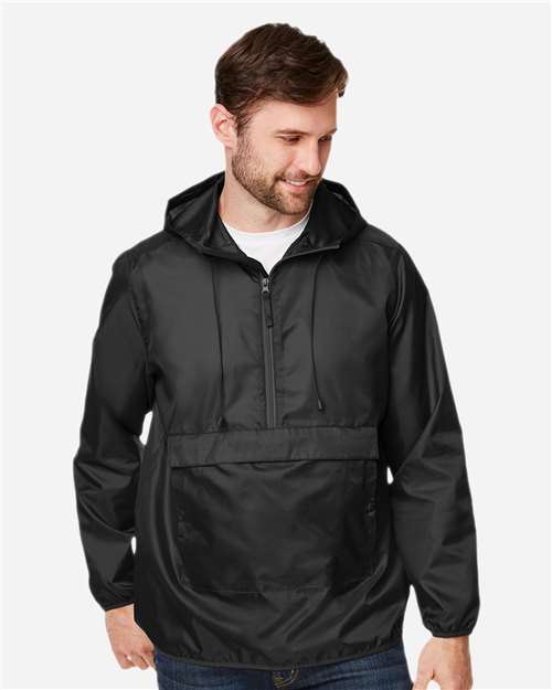 Team 365 Unisex Zone Protect Packable Anorak Jacket