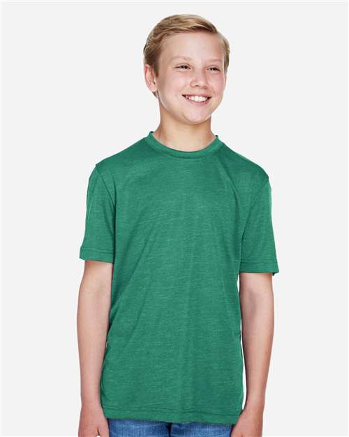 Team 365 Youth Sonic Heather Performance T-Shirt