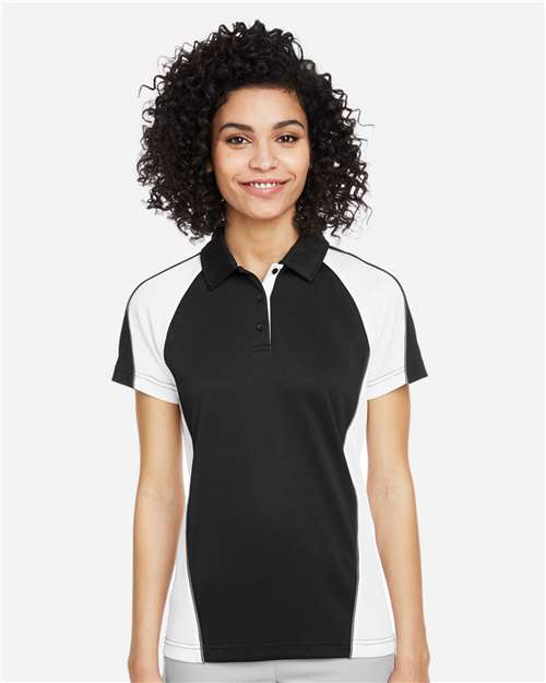 Harriton Women's Advantage Snag Protection Plus IL Colorblock Polo