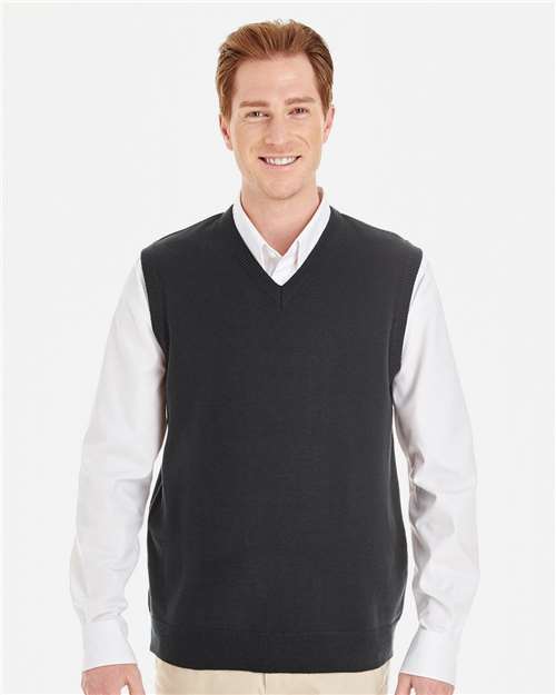 Harriton Men's Pilbloc™ V-Neck Sweater Vest
