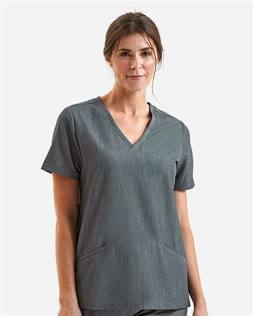 Women's Invincible V-Neck Stretch Scrub Top