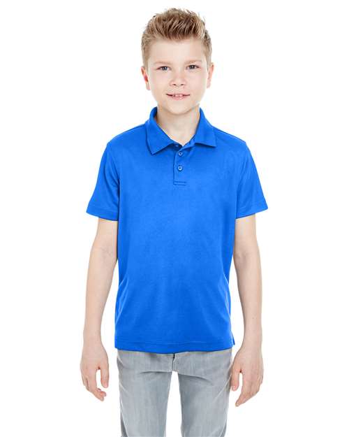 UltraClub Youth Cool & Dry Mesh Piqué Polo