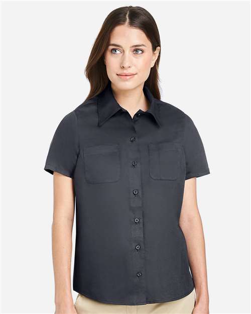 Harriton Women's Advantage IL Short Sleeve Dress Shirt