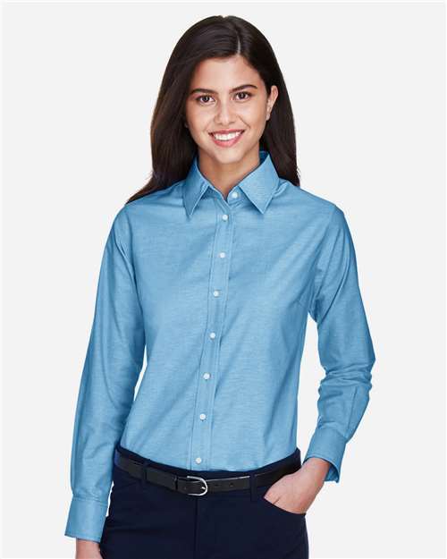 Harriton Women's Oxford Dress Shirt