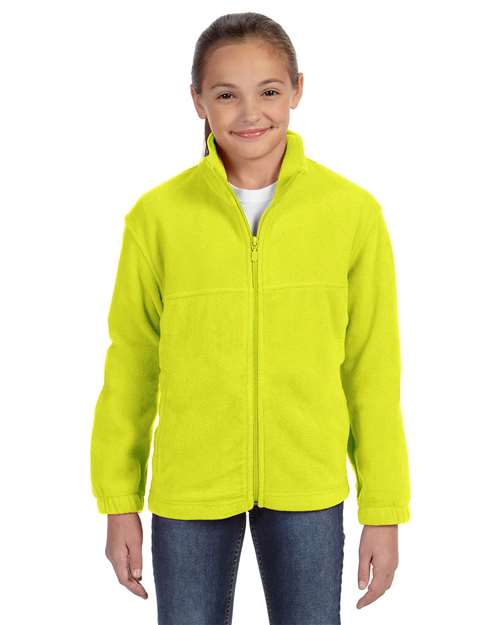 Harriton Youth Full-Zip Fleece