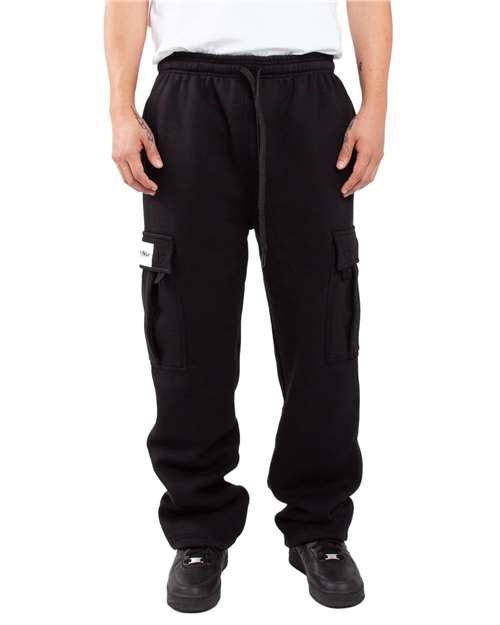 Shaka Wear Unisex Fleece Cargo Sweatpants —