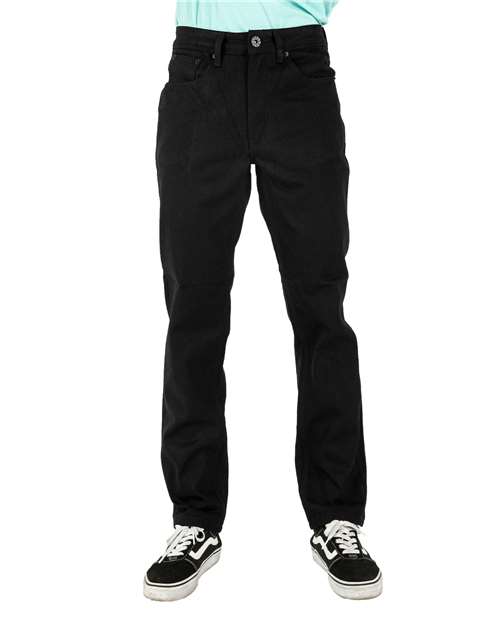 Shaka Wear Unisex Denim Straight-Leg Jeans —