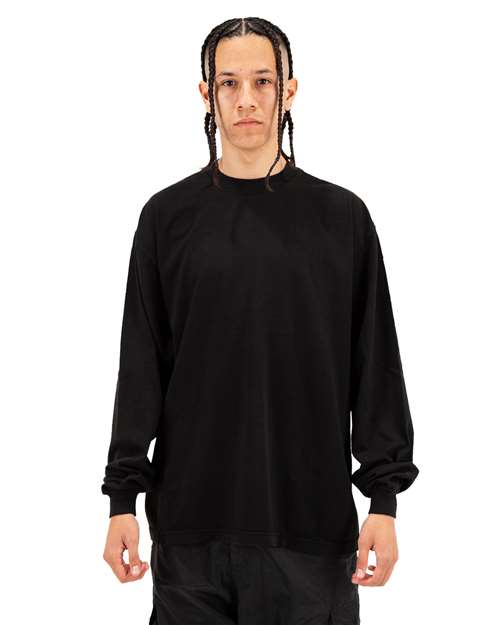 Shaka Wear Unisex Max Heavyweight Garment-Dyed Long Sleeve Tee