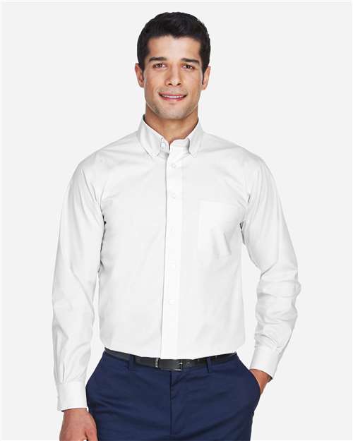 Devon & Jones Men's Crown Collection® Broadcloth Woven Dress Shirt