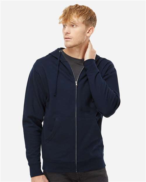Unisex Midweight Full-Zip Hooded Sweatshirt