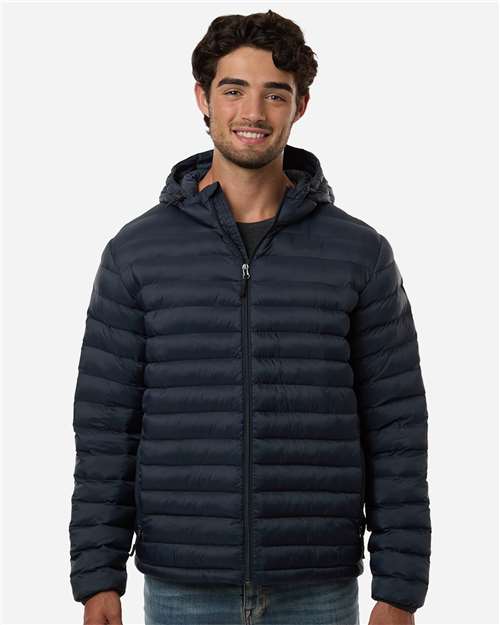Men's Lightweight Poly-filled Hooded Puffer Jacket