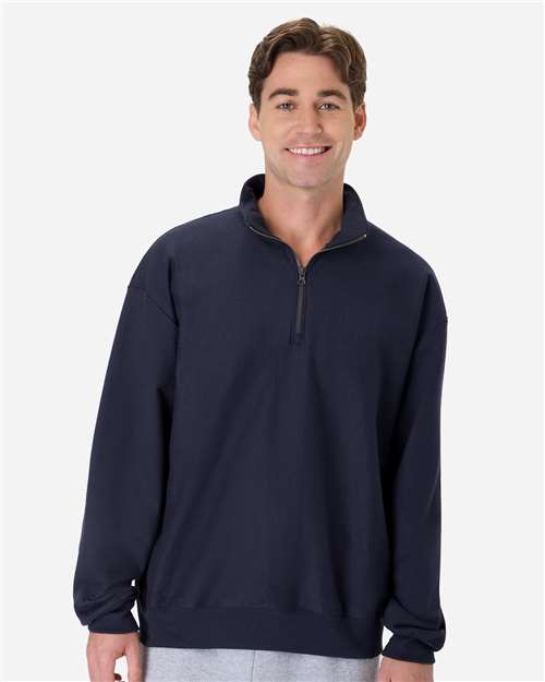Unisex Beefy® Sweats Premium Heavyweight Quarter-Zip Sweatshirt