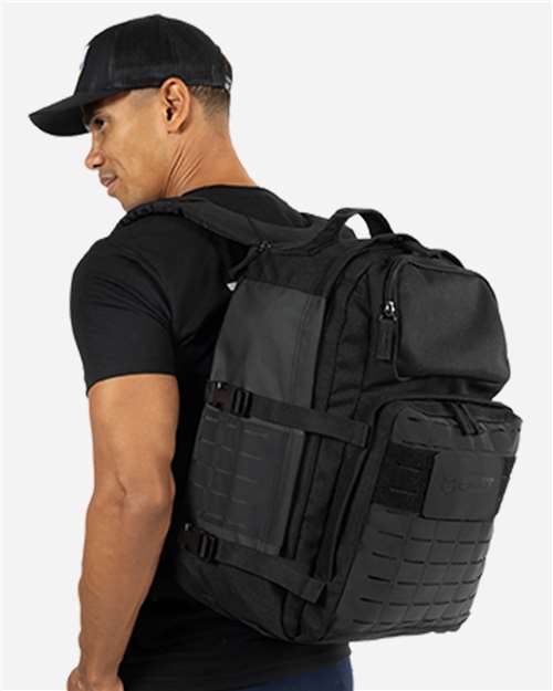 MERET Delta 37L Black Tactical Backpack
