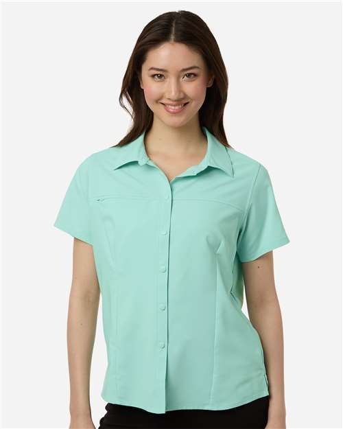 Women's UltraUVP Shoreline Short Sleeve Staff Shirt