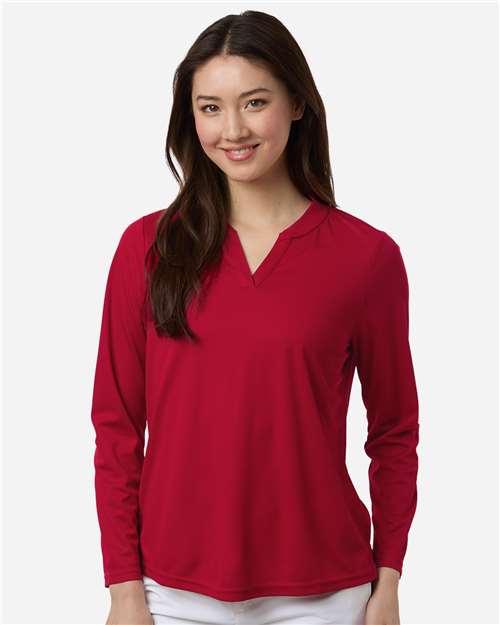 Women's Nova Performance Long Sleeve Pique Polo