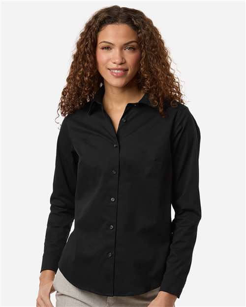 Devon & Jones Women's CrownLux Performance® Spencer Poplin Dress Shirt