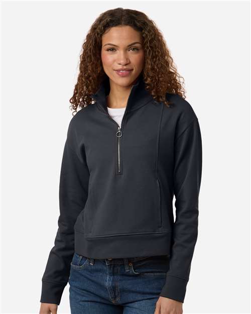North End Women's Mantra Half-Zip Ottoman Pullover