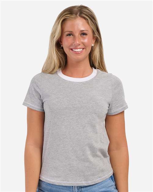 Women's Contrast Stitch Baby Tee