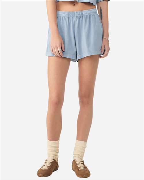 BELLA + CANVAS Women's Garment-Dyed Shorts