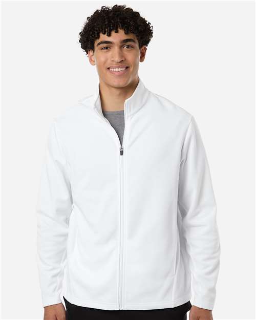 Team 365 Unisex Squad Tech Fleece Full-Zip Jacket —