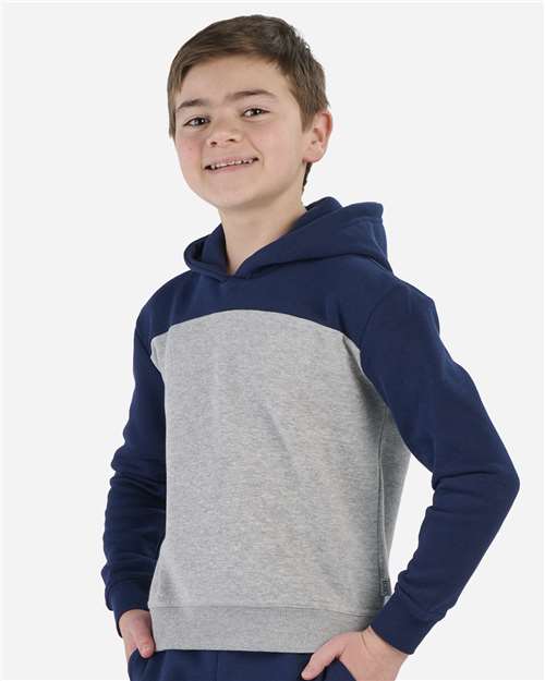Boxercraft Youth Colorblocked Hooded Sweatshirt
