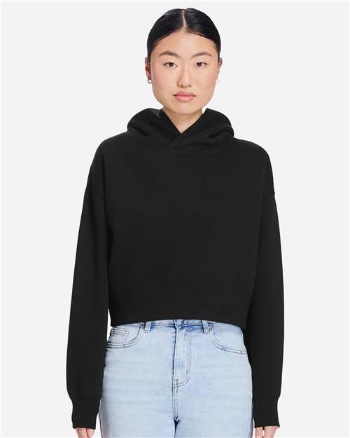 Women's Relaxed Cropped Hoodie Sweatshirt